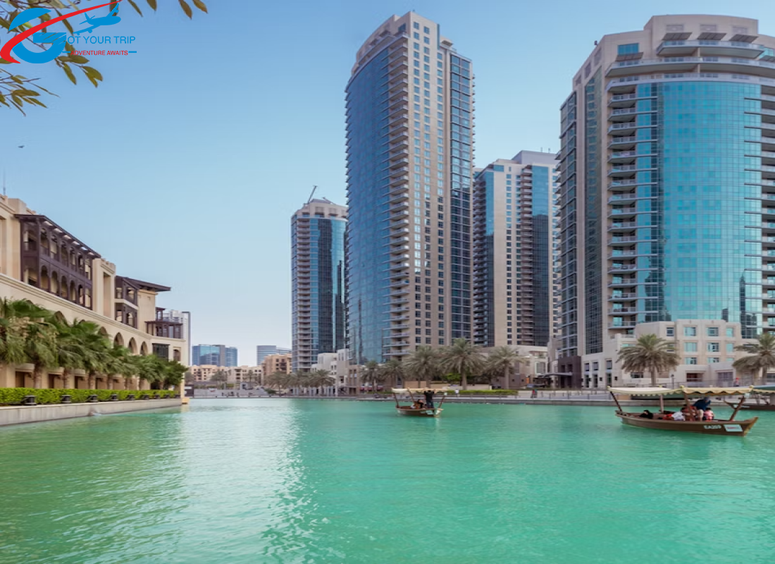 The Dubai Fountain Lake Ride